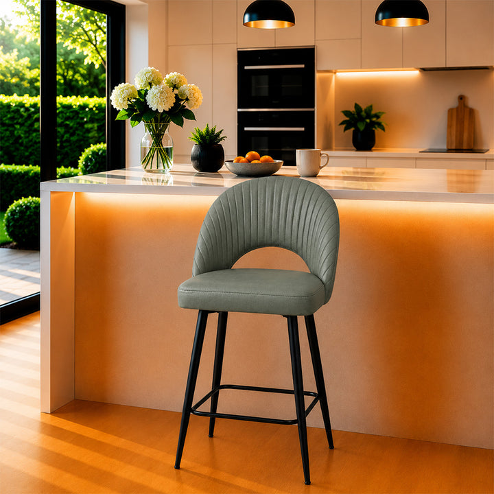 Doe Buck Elmore Bar Stool|Sage