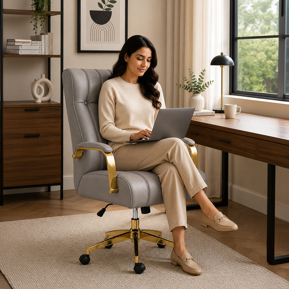 Derrus Office Chair |Grey