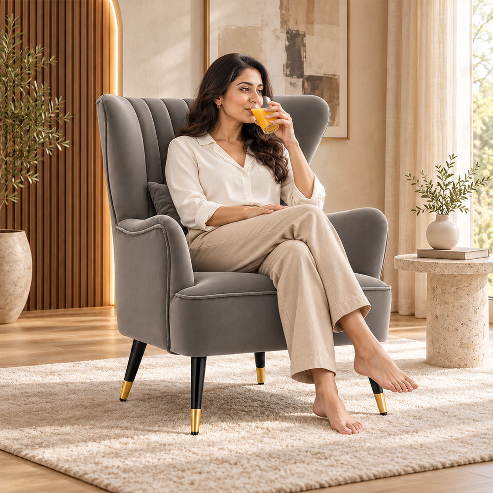 Azriela Accent Lounge Chair | Teal
