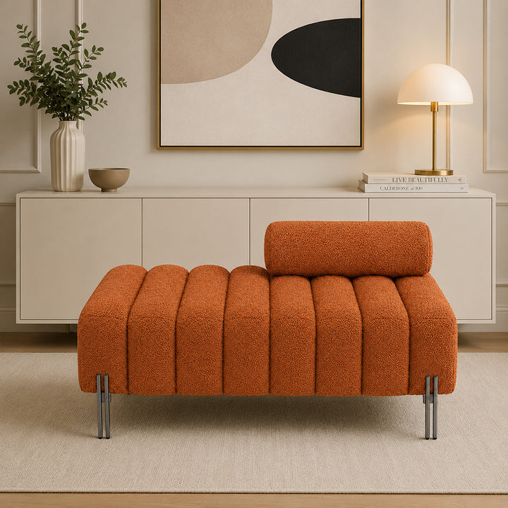 Doe Buck crest bench With Black legs|Rust