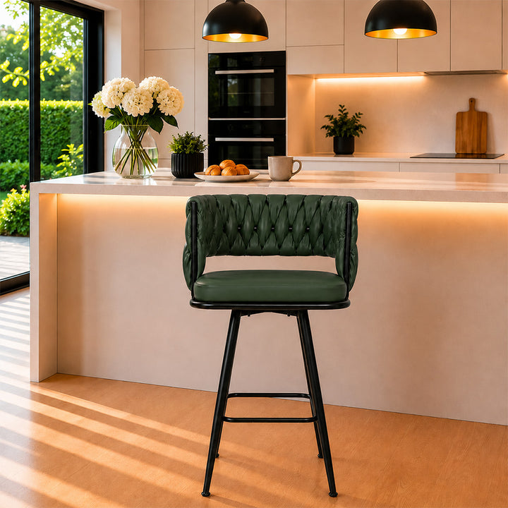 Doe Buck Presley Barstool|Green