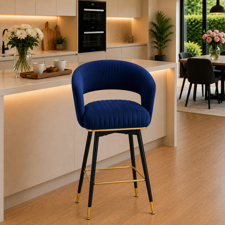 Doe Buck Mixoy Barstool|Blue