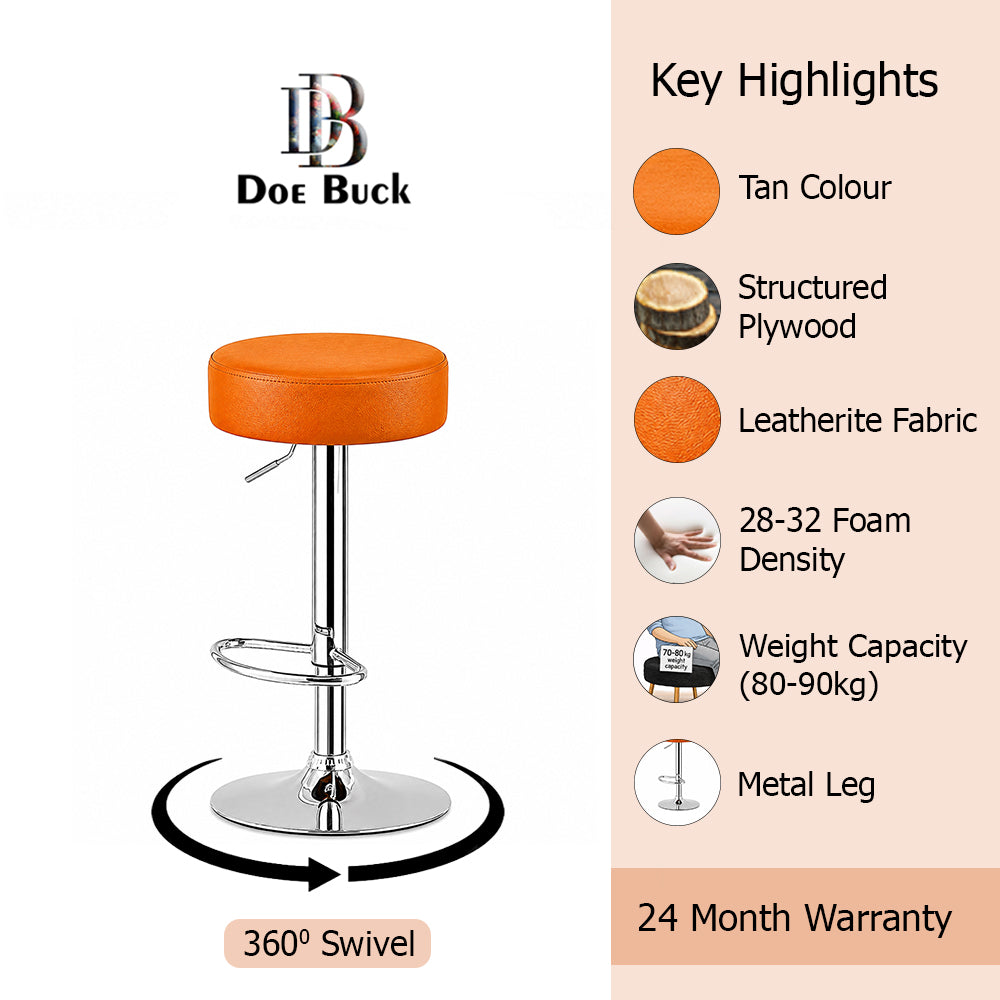 Doe Buck linon Barstool|Tan