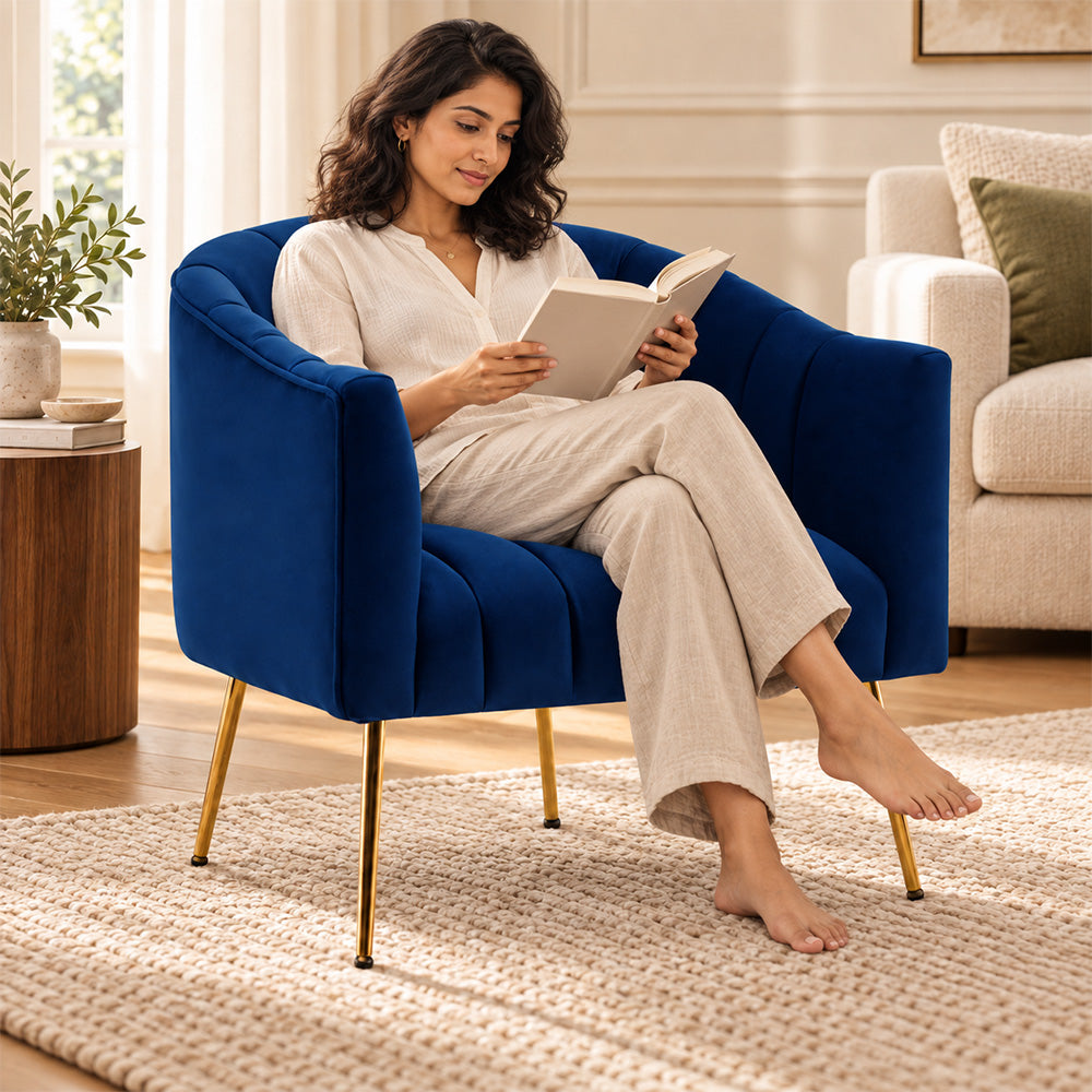 Jella Velvet Accent Chair