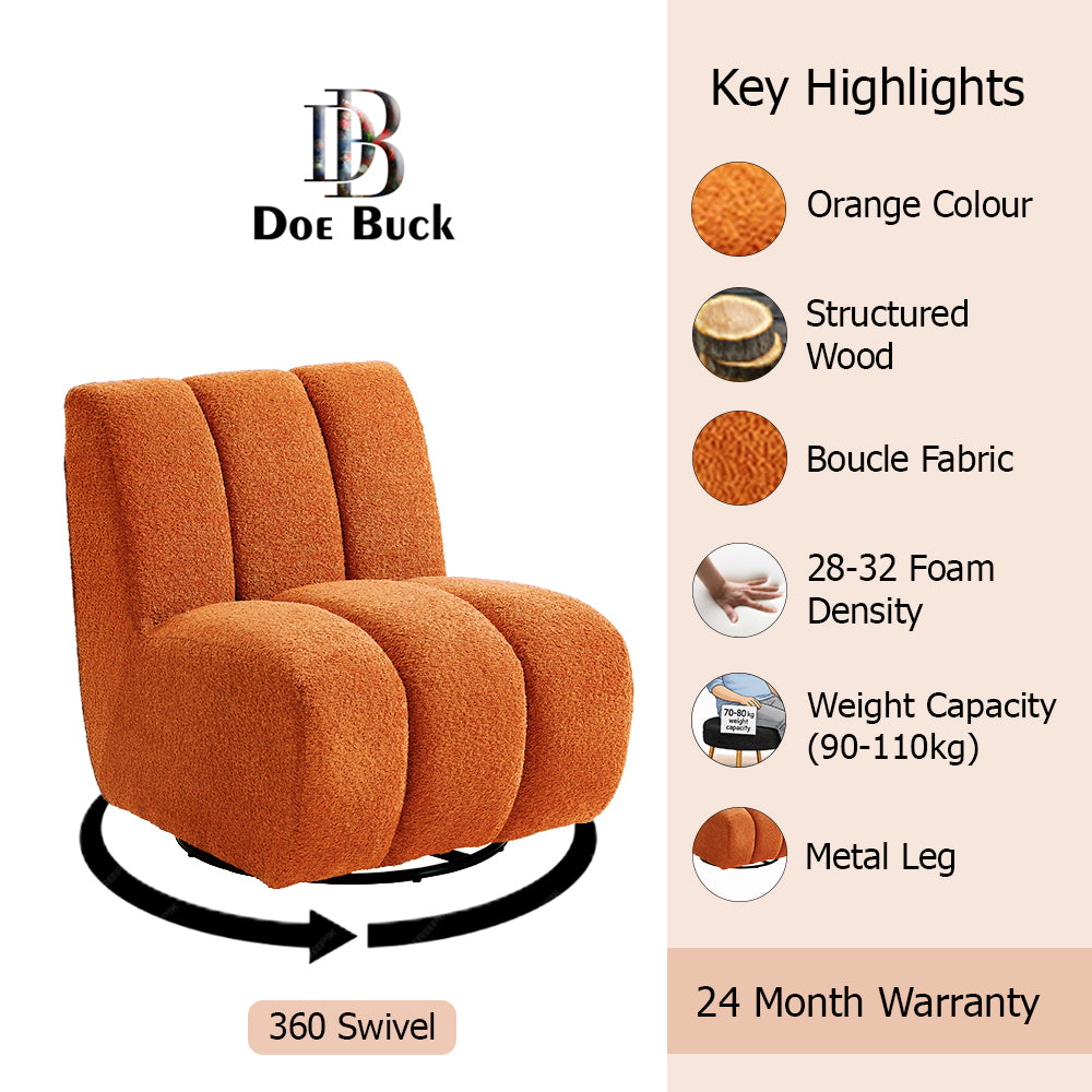 Eroomy Lounge Chair | Orange