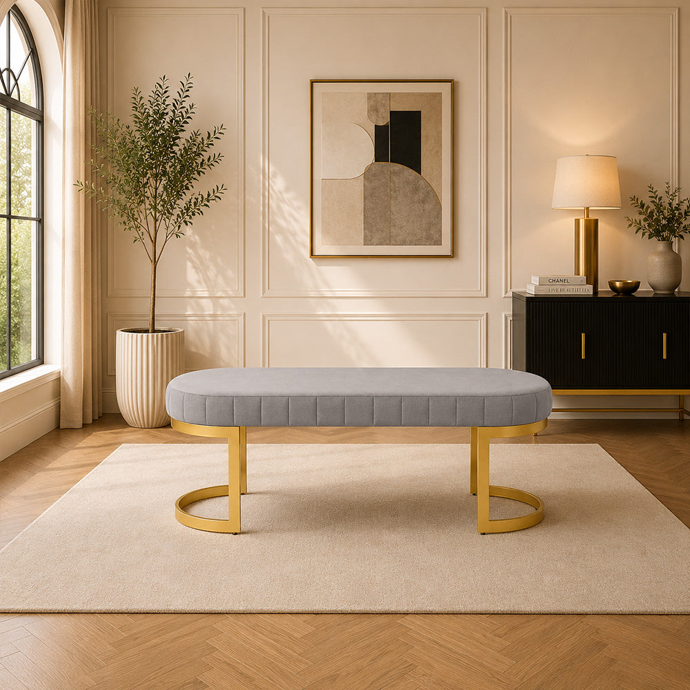 Doe Buck Bella bench|Grey
