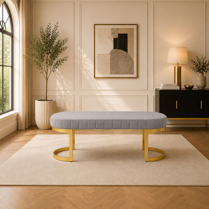 Doe Buck Bella bench|Grey