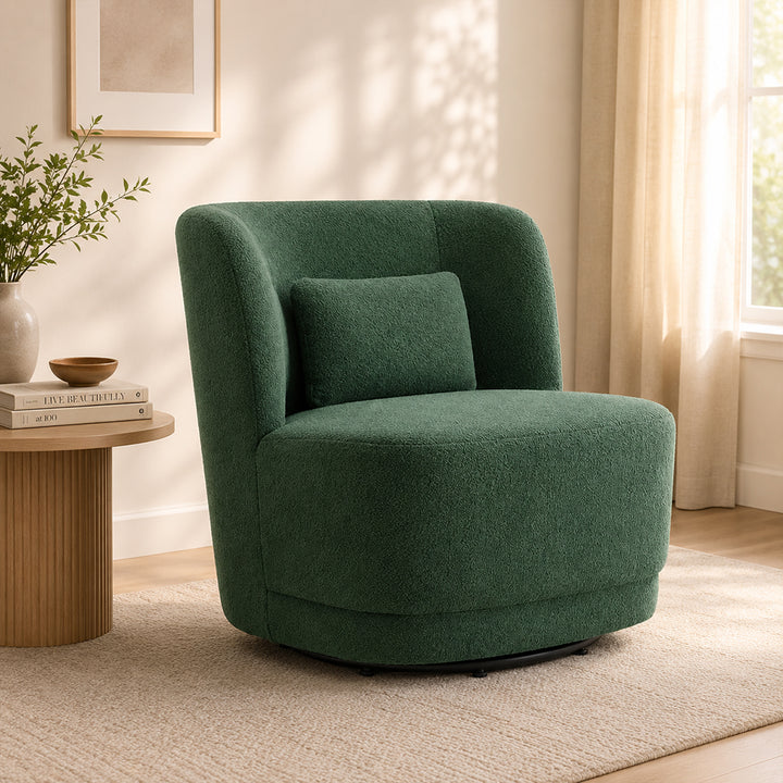 Doe Buck Schillar Lounge Chair|Green