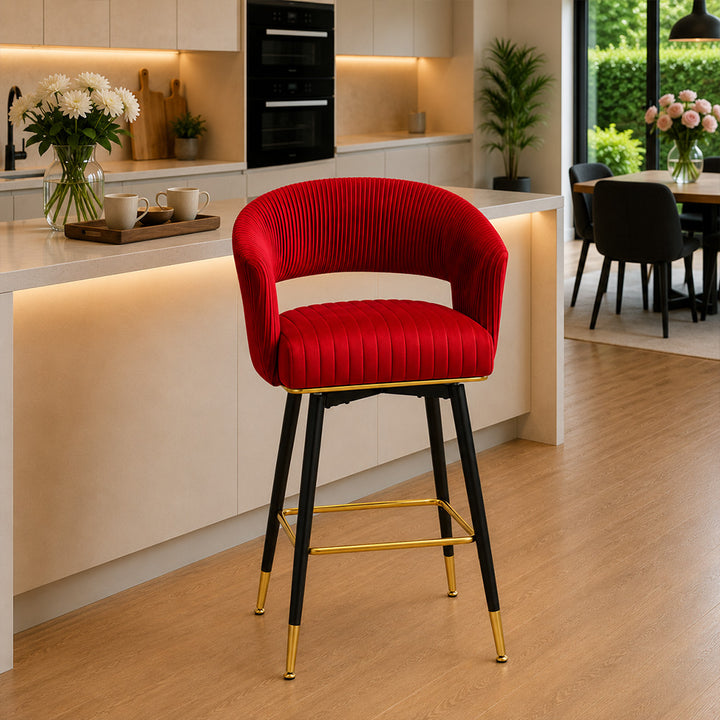 Doe Buck Mixoy Barstool|Red