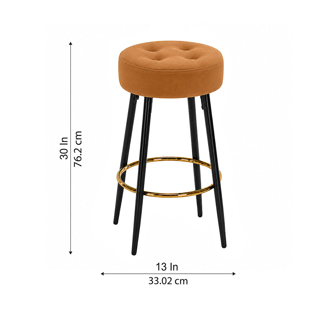 Doe Buck Deria Barstool|Brown