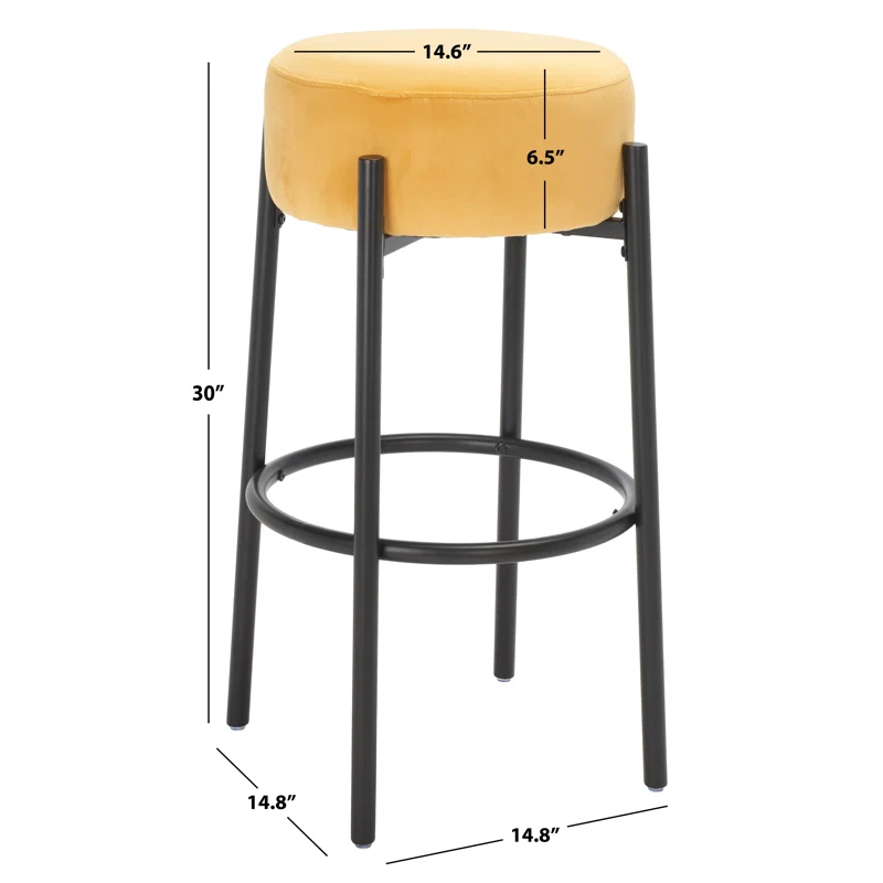 Barford Bar Stool - Mustard