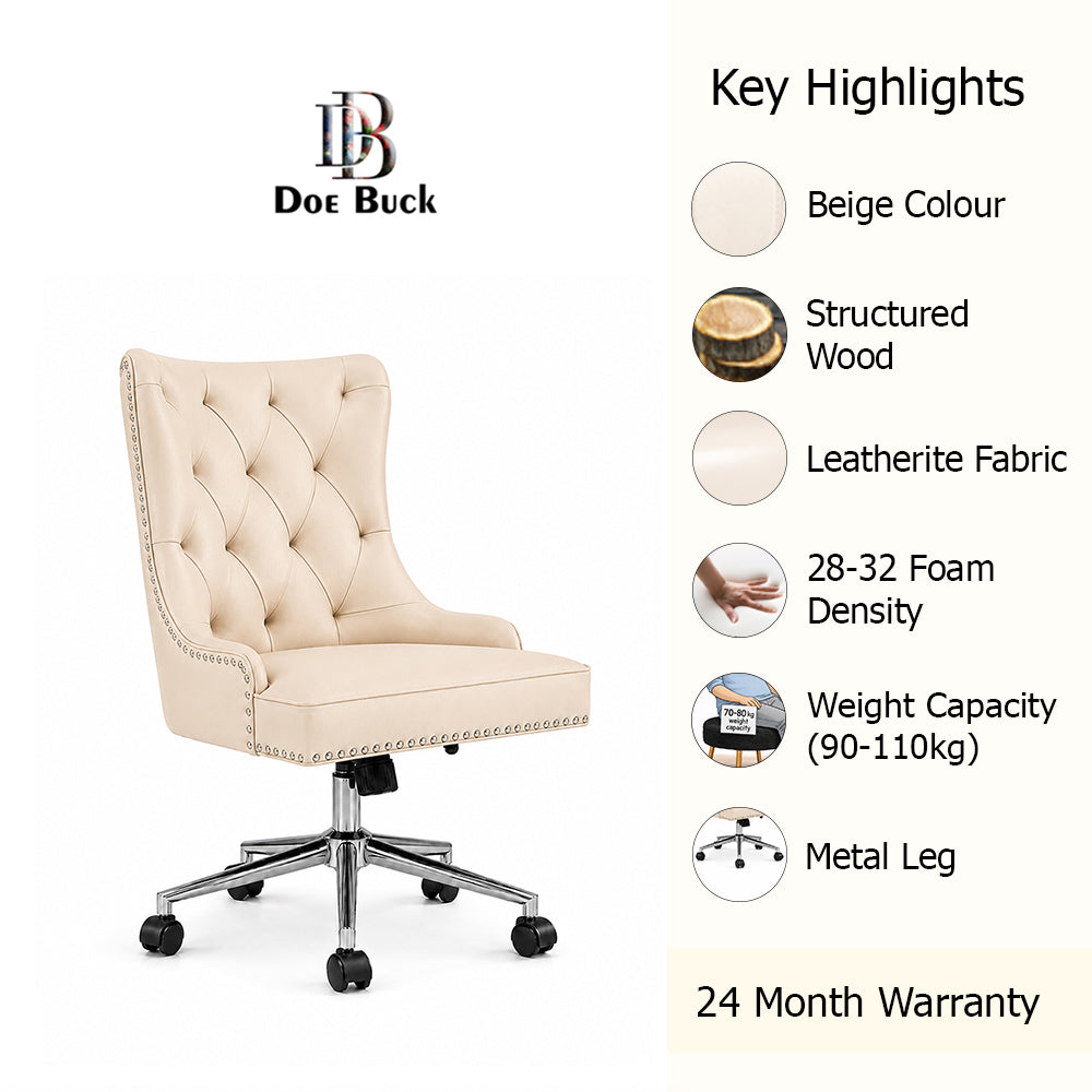 Amparo Office Chair| Beige
