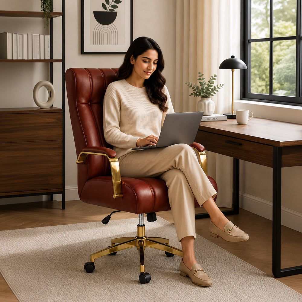 Derrus Office Chair |Brown