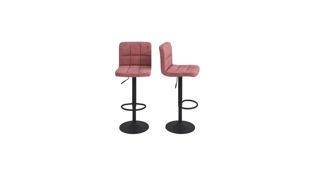 Neo Swiel Adjustable Bar Stool - Pink