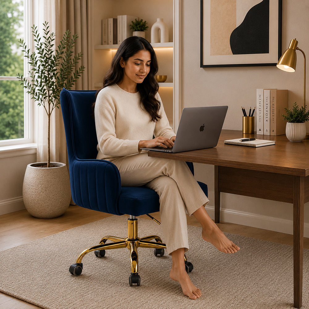 Adan Office Chair – Blue
