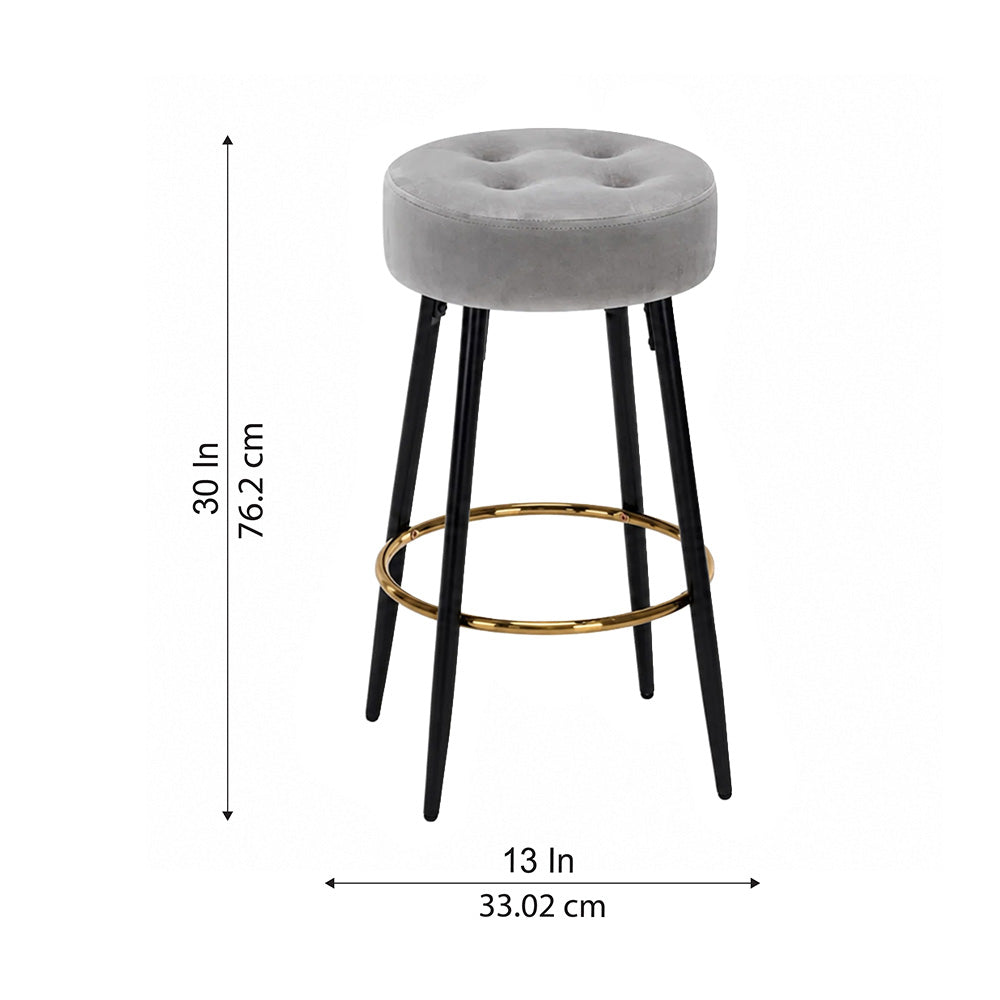 Doe Buck Deria Barstool|Grey