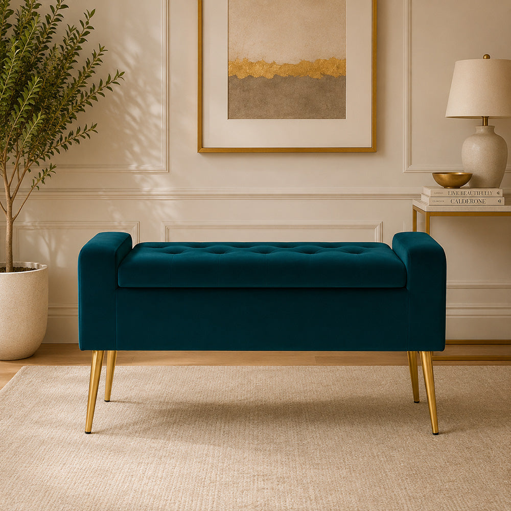 Doe Buck victoria bench|Teal