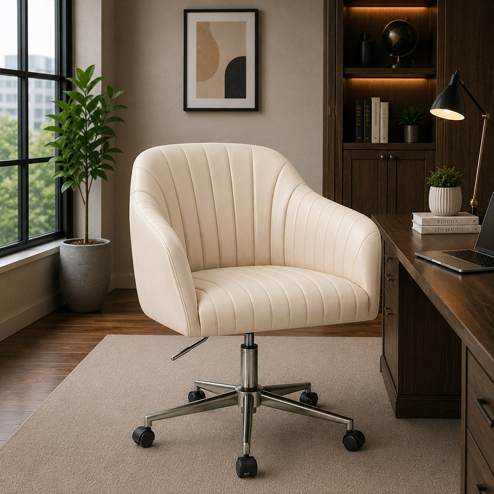 Colm Office Chair |Beige