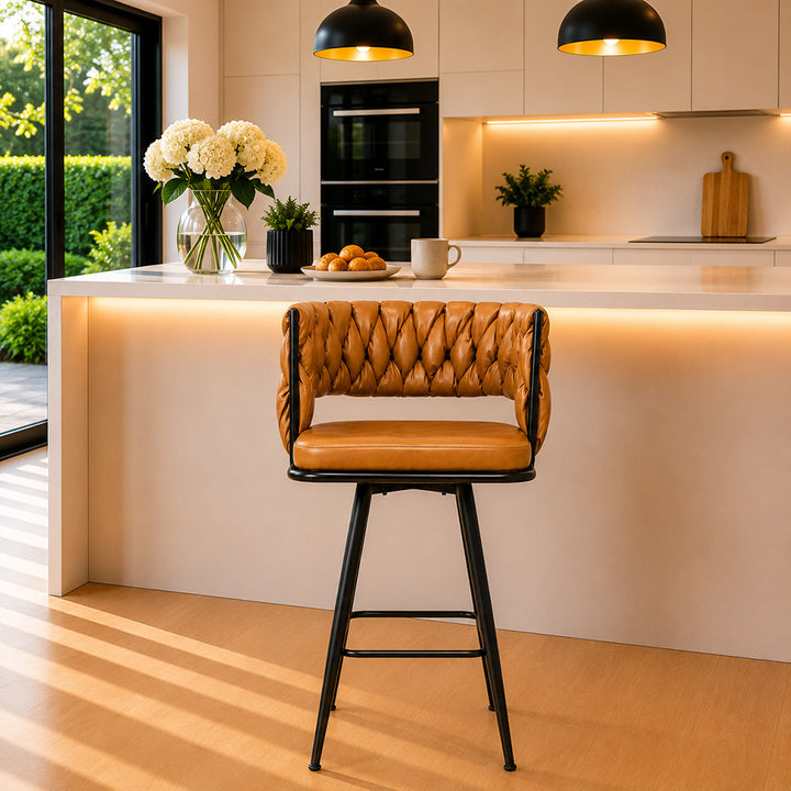 Doe Buck Presley Bar Stool|Tan