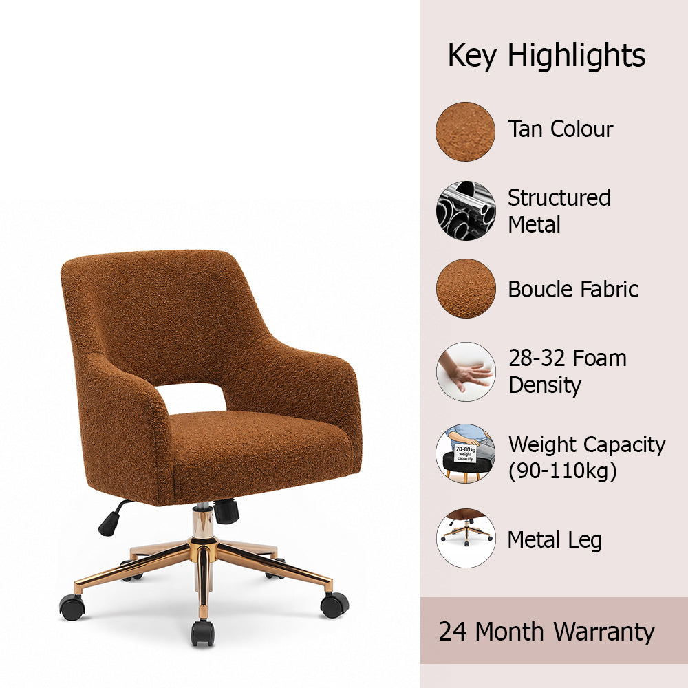 lotsee Office Chair| Tan