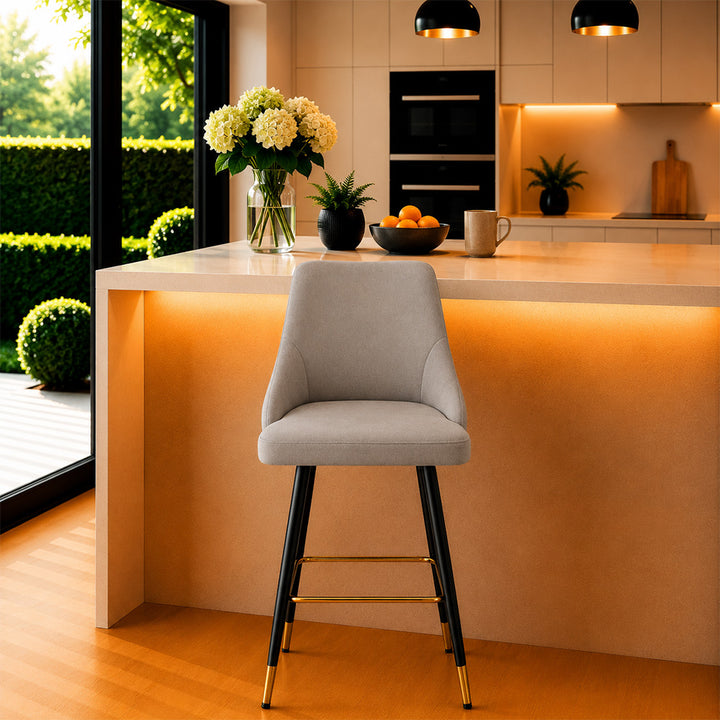 DoeBuck Davan Barstool|Grey