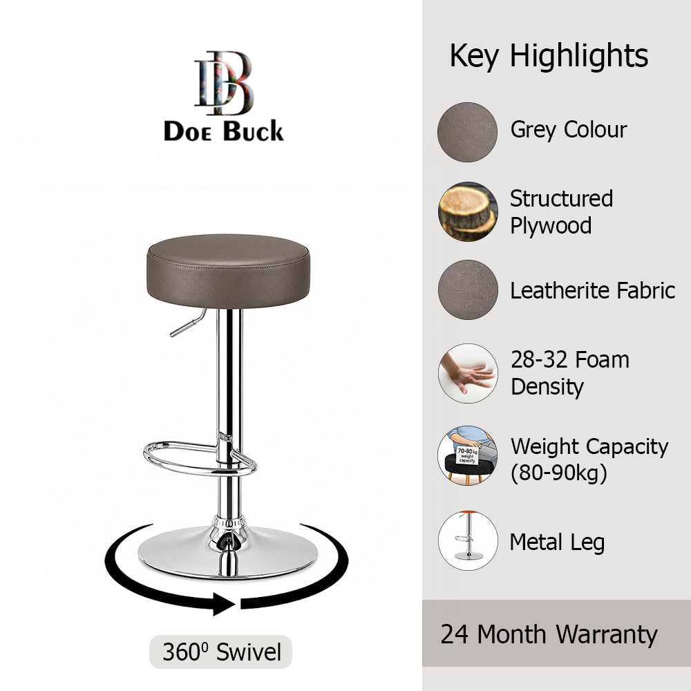 Doe Buck linon Barstool|Grey