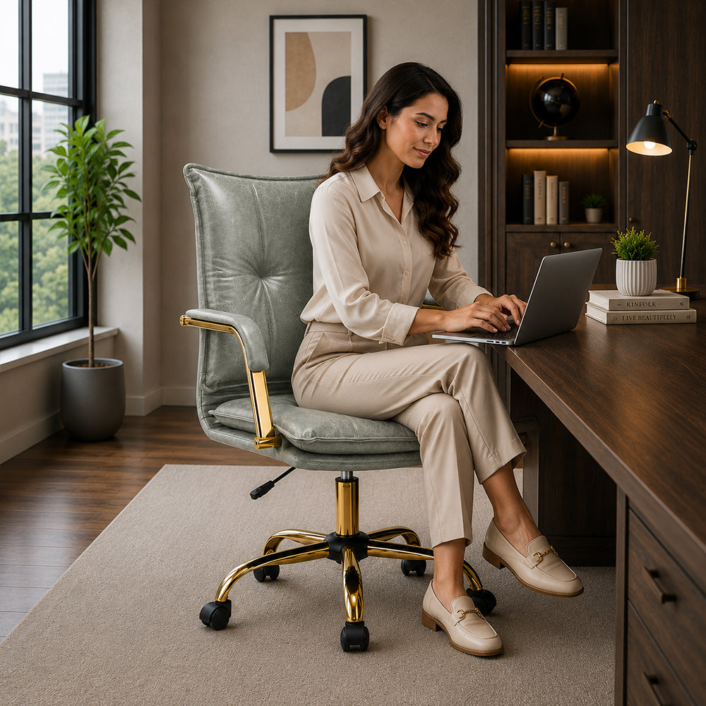 Marlon Office Chair| Sage