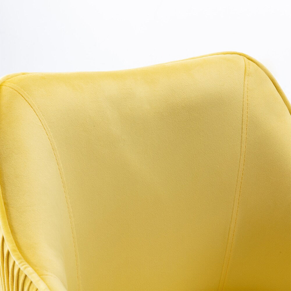 Leisel Task Chair Yellow | Adjustable Office Chair Yellow