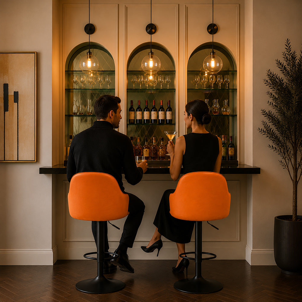 DoeBuck Fressia Barstool|Tan