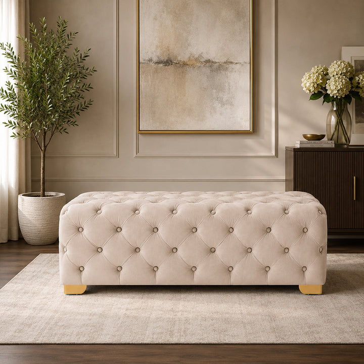 Doe Buck velora bench|Beige