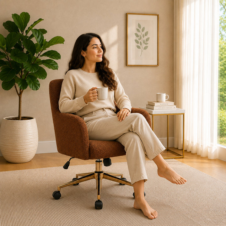 lotsee Office Chair| Brown
