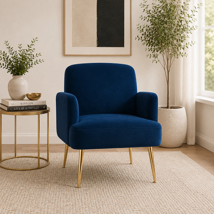 Esme Accent Chair|Blue