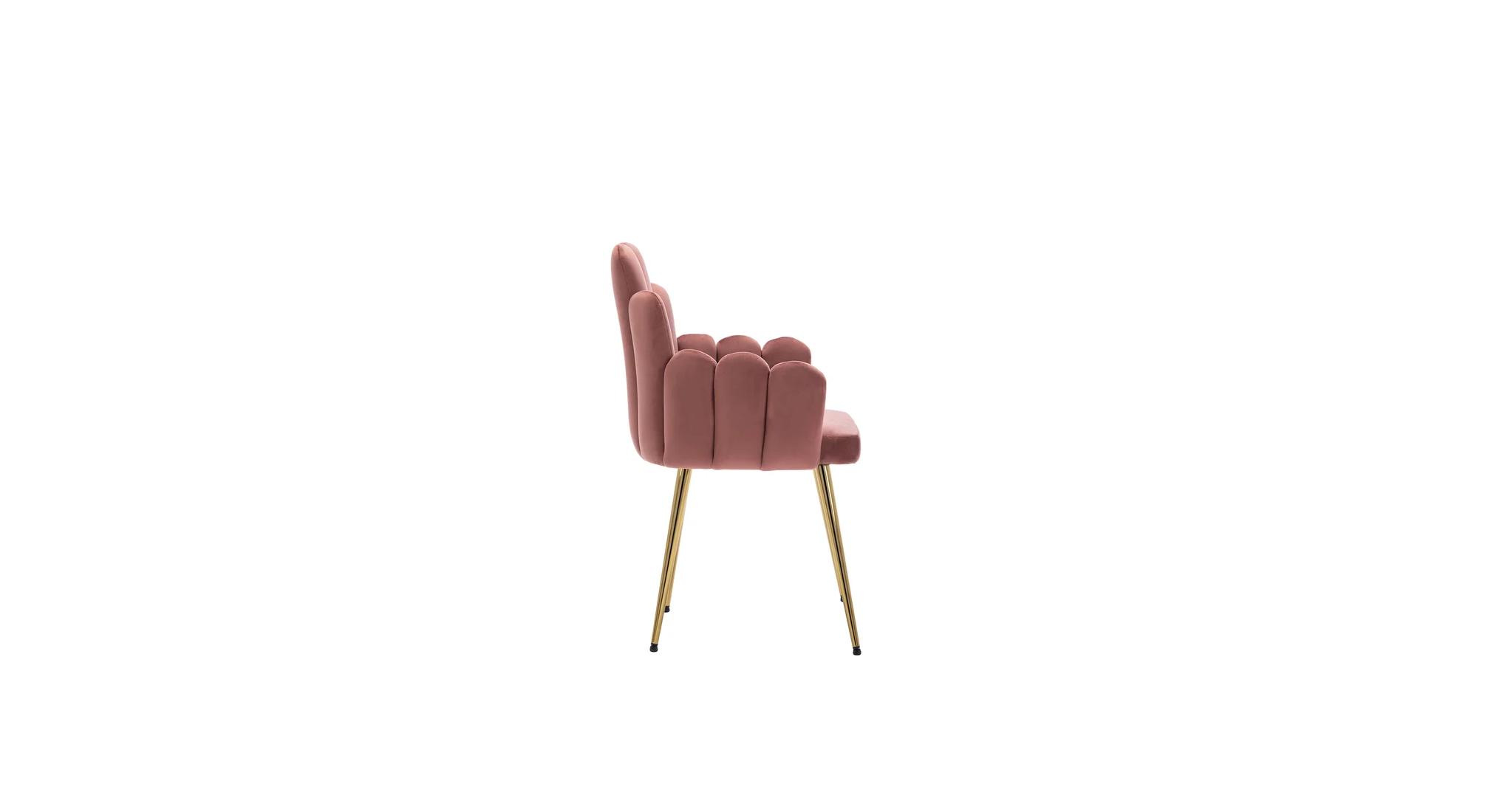 Trent Accent Chair Pink | Modern Fabric Accent Chair Blush Pink