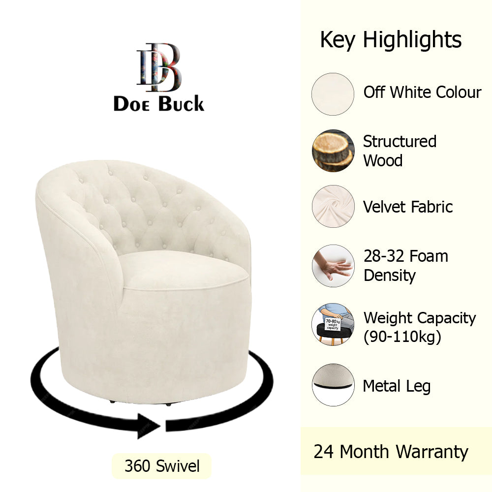 Irasema Accent Chair |White