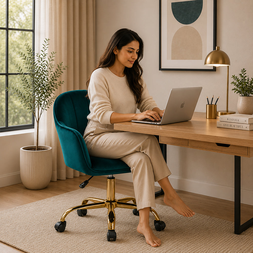 aurora Office Chair|Teal