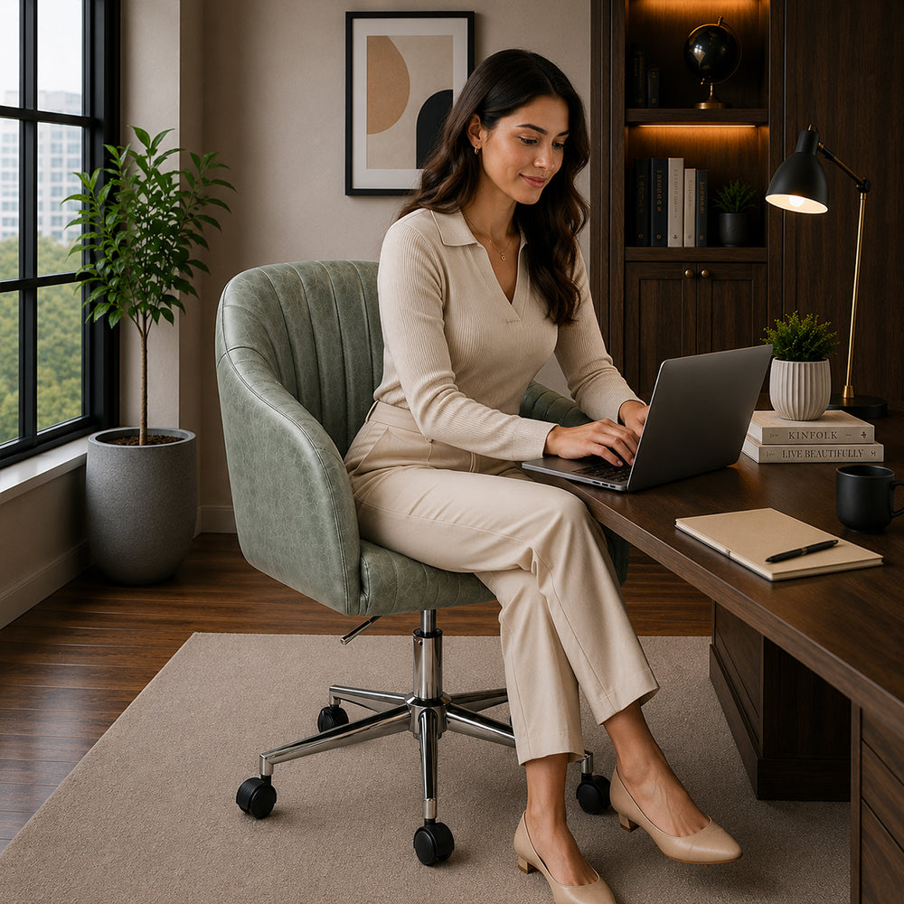 Colm Office Chair |Sage