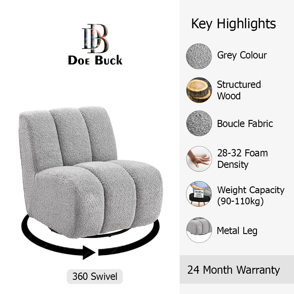 Eroomy Lounge Chair | Grey