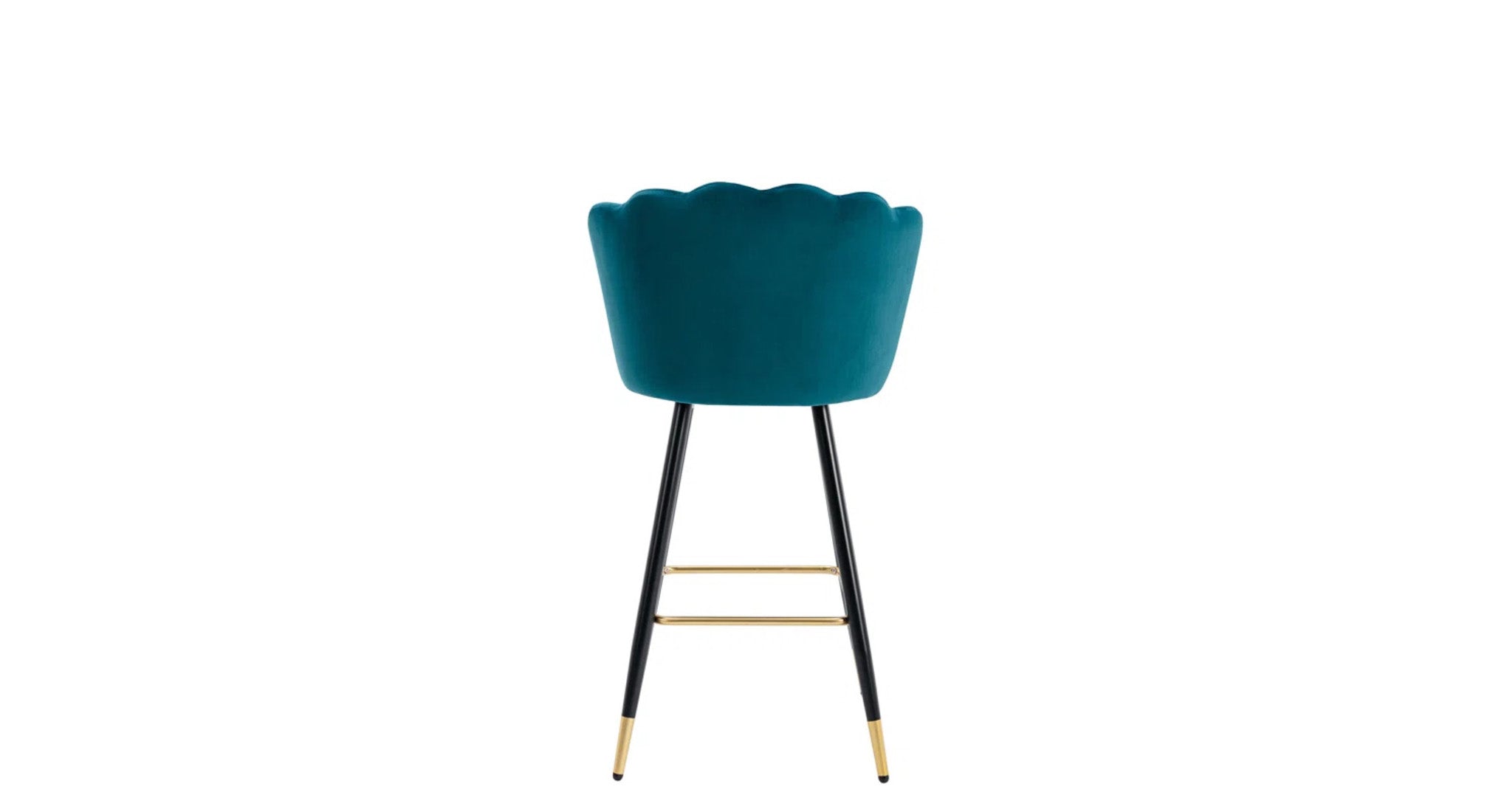 Flower Counter Stool - Teal