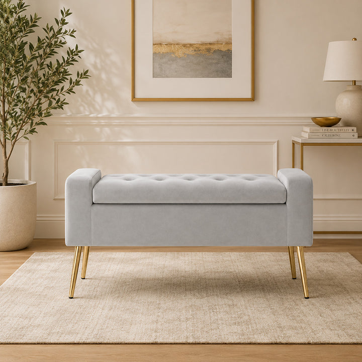 Doe Buck victoria bench|Grey