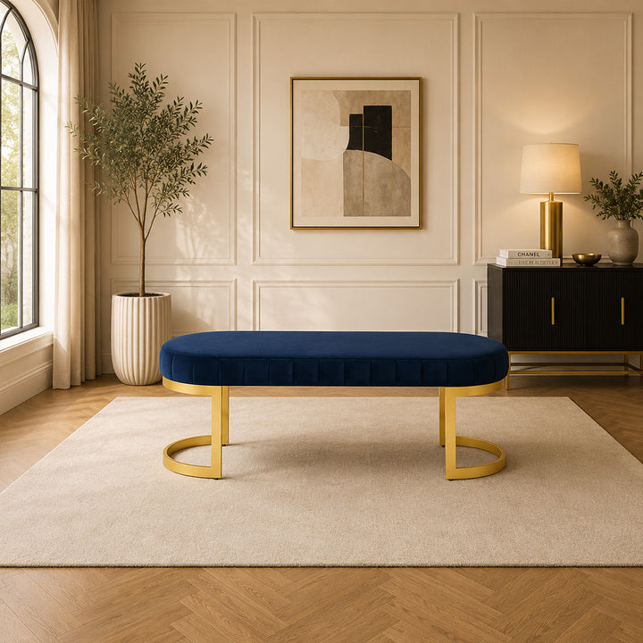 Doe Buck Bella bench|Blue