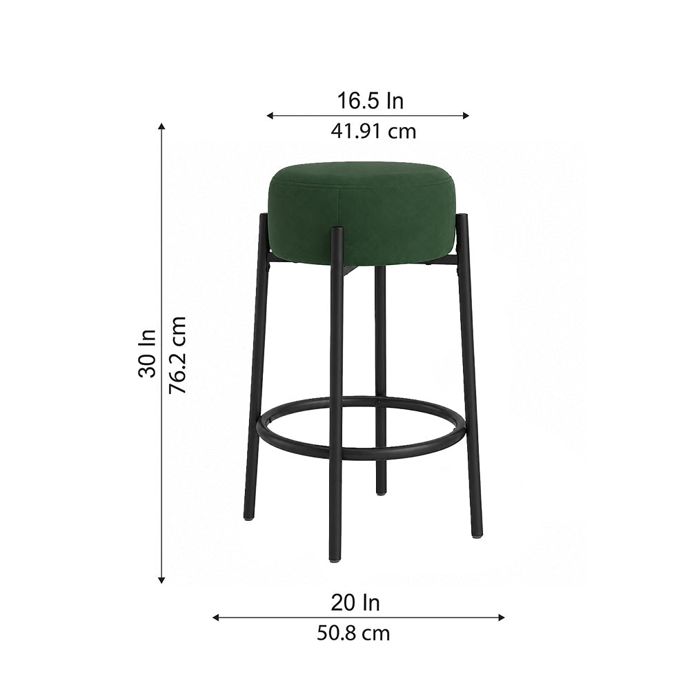 Doe Buck Barford Bar Stool|Green