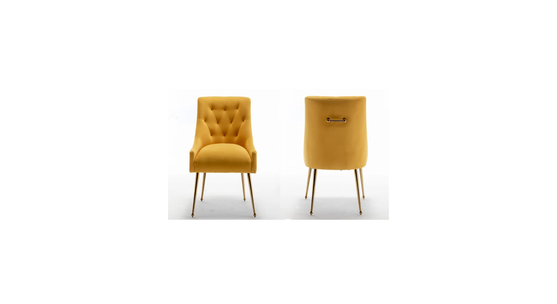 Asul Accent Chair Yellow | Designer Accent Chair Mustard Yellow