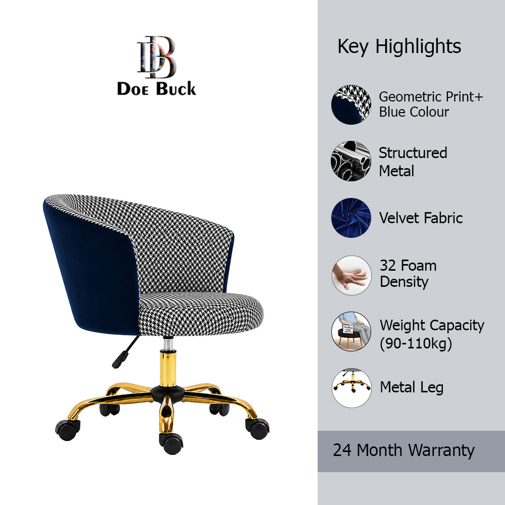 paolo Office Chair| Blue
