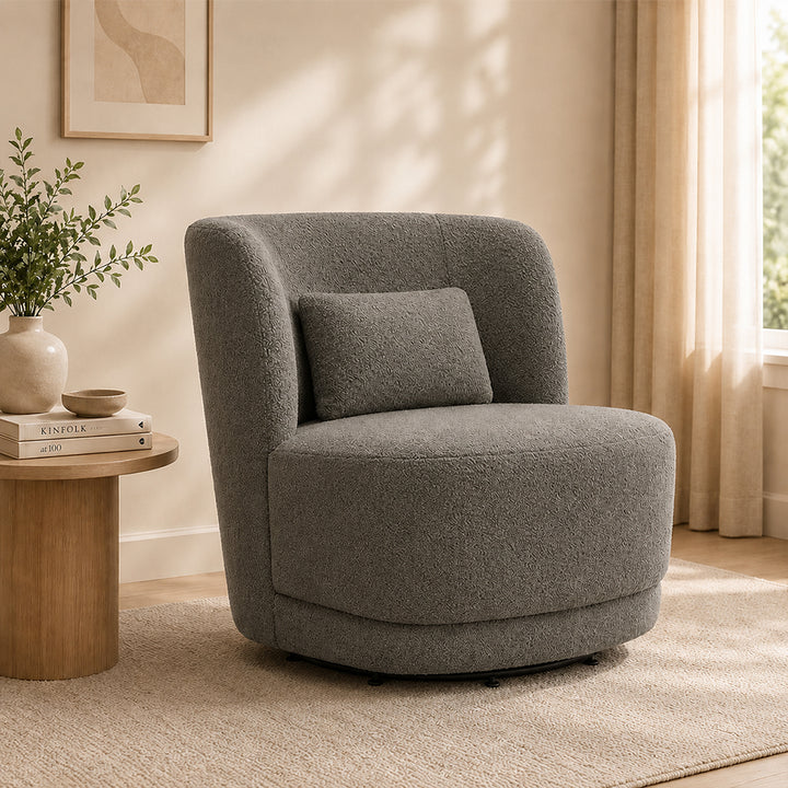 Doe Buck Schillar Lounge Chair|Grey