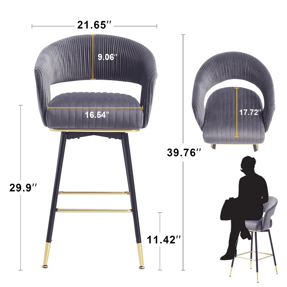 Mixoy Bar Stool - Grey