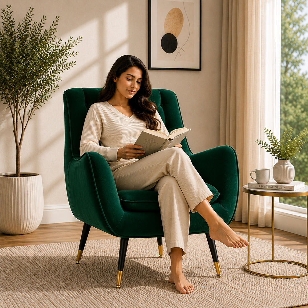 Dowdle Accent Lounge Chair | Teal