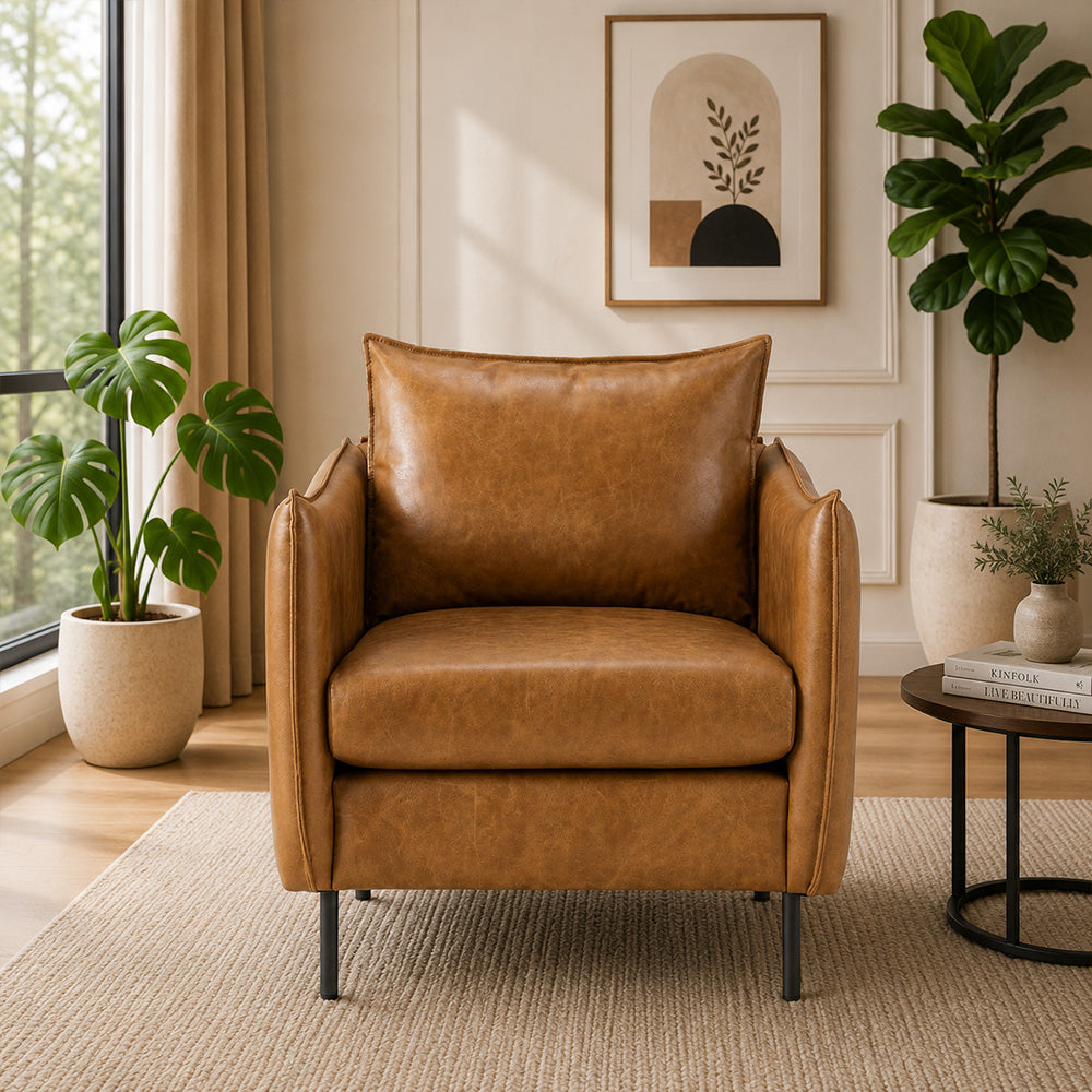 Lucas Mid Century Accent Chair