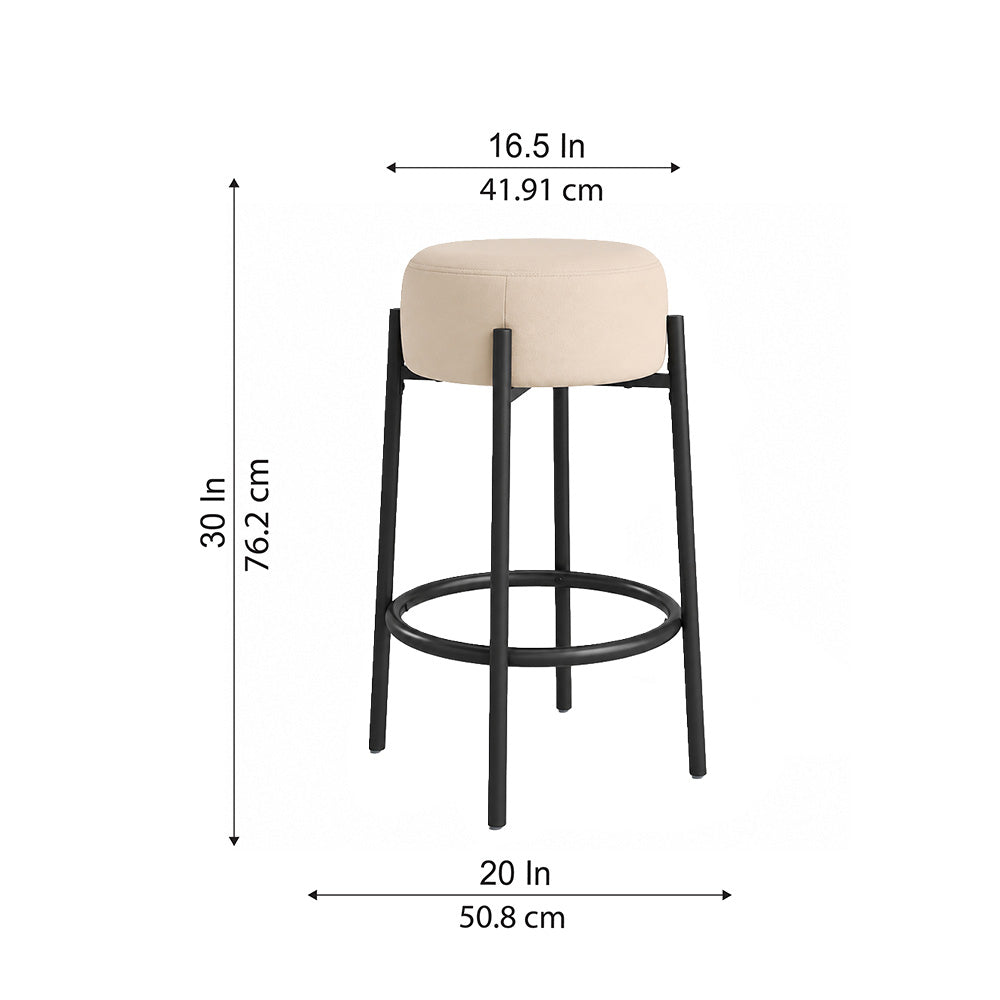 Doe Buck Barford Bar Stool|Beige