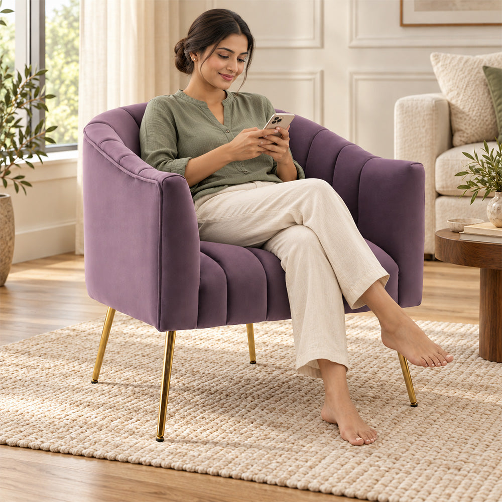 Jella Velvet Accent Chair