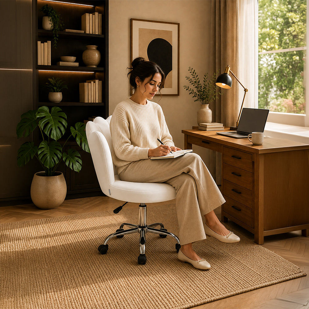 Preglo Office Chair| White